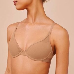 Pepper | Classic All You Bra Tuscan Sz 36A Tan T-Shirt Bra Underwire Shapewear